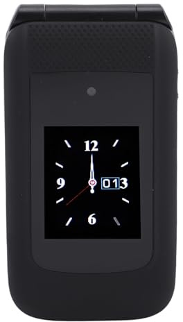 ZDAGELD Téléphone Portable à Clapet pour Personnes âgées avec Gros Boutons, Volume D'appel élevé, Double écran et Batterie 5 800 MAh (Noire)