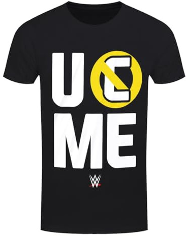 WWE John Cena Can't See Me Herren T-Shirt Schwarz