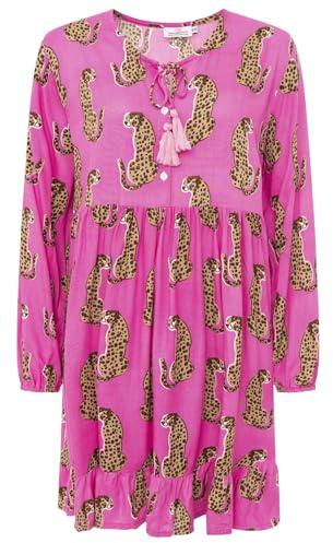 Zwillingsherz Kleid Sommerkleid Damen Strandkleid Lovely Leopard, Safari Patchwork, Lobsters & Stripes Sommer, Leo Dream, Be Mine Blusenkleid Tunika Gr. L/XL