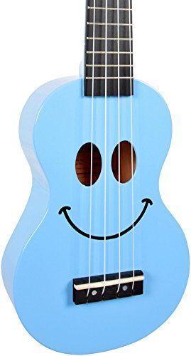 Mahalo Smiley Series - Sopran Ukulele - Light Blue