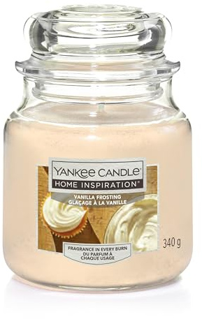 Yankee Candle - Duftkerze mittelgroßes Glas Vanille