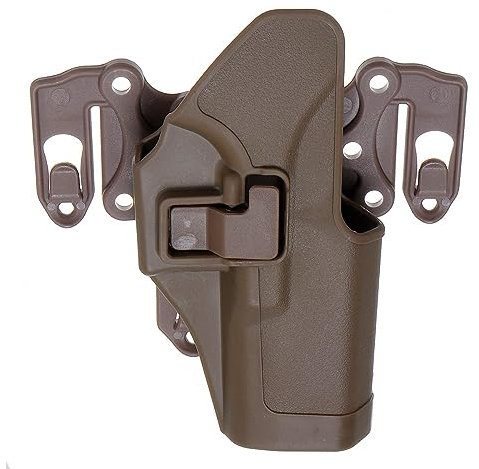 MASUNN Gürteltasche links rechts mit Molle Plattform für Glock 17 18 19 22 23 31- Bräunen