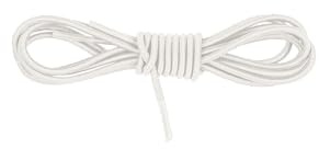 BERGAL - Gummischnürsenkel - Schnürsenkel - Elastische Schnürsenkel (Weiß, 90cm)