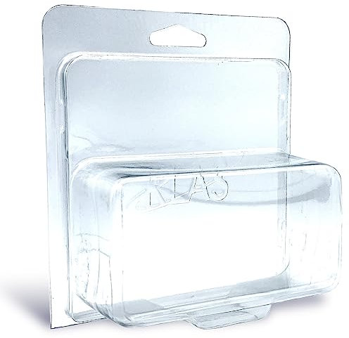 KLAS 12x SHORT CARD Hot Wheels Protector Cases Crystal Clear Stackable Display Clamshell 1/64 Short Card Hot Wheels Matchbox Protective Cases