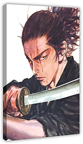 Anime-Poster Vagabond 22 Leinwand Poster Schlafzimmer Dekor Sport Landschaft Büro Zimmer Dekor Geschenk 50 × 75 cm Rahmen: