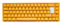 Ducky One 3 Yellow - Mechanische Gaming Tastatur Deutsches Layout im SF-Format (65% Keyboard) mit Cherry MX-Blue Switches, Hot-Swap-fähig und RGB-Beleuchtung