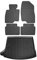 Fußmatten & Kofferraumwanne Set für Mazda 3 2013-2025 Gummi TPE Schwarz 5X