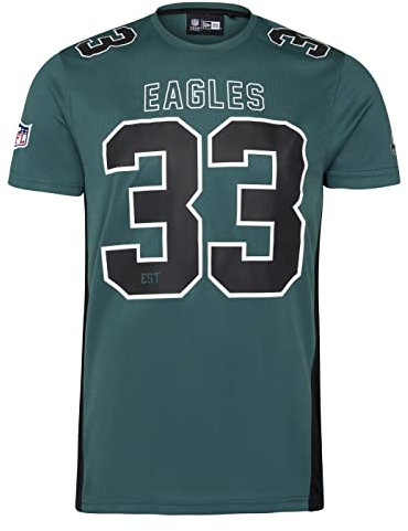 New Era Philadelphia Eagles NFL Established Number Mesh Tee Green T-Shirt - XXL