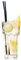 Topkapi 251.204 Miami Vice XXL Longdrink – 6 Stück extra große Longdrink Gläser, 48 cl, Cocktails, Longdrinks, Mojito, Saft, Wasser, Höhe 16 cm, gehärtetes Glas