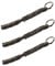 KVSERT 3 x Digital Camo Paracord Weave Knife Lanyard