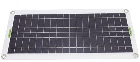 Solar Inverter Kit, 220V 30W Dual USB Female Ports ABS Umweltfreundliches Solarpanel Starter Kit für Camping (100A)