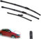 Front Heckscheibe Scheibenwischer Set für VW für Polo 6R Fließheck 2009 2010 2011 2012 2013 2014 2015 2016 2017 Fenster 24 16 11 Scheibenwischer
