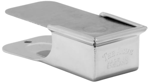 ACME Clicker No. 470 mit Lederband | Klicker für Hundetraining | Auch für Kommunikation mit Delfinen geeignet (vernickelt)