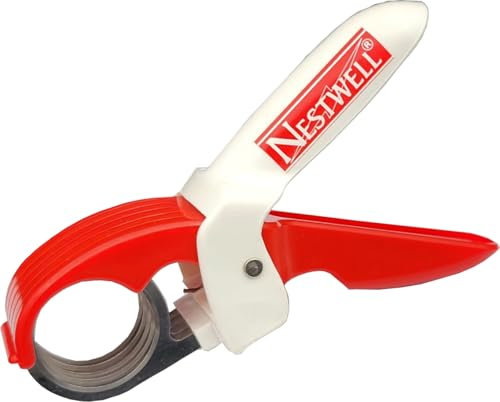 Nestwell Coupe-légumes multi-légumes - Trancheuse à 5 lames pour une coupe et un découpage précis (rouge)