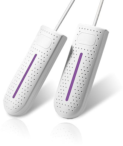 Ruikdly Asciuga Scarpe Elettrico, Asciuga Scarponi da Sci Portatile Scalda Scarpe e Scarponi per Asciugare Le Scarpe, 220V 10W 50Hz Asciugatrice Asciuga Scarpe per Scarpe, Calzini, Scarponi(EU Plug)
