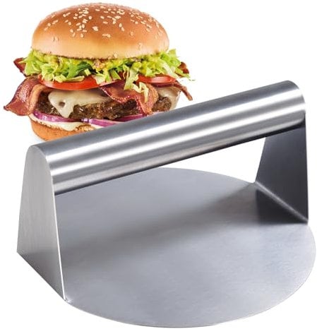 Elevate Your Grill Game with a 304 Stainless Steel Smash Burger Press - 5.5 Burger Smasher and Press for The Perfect Smash Burger Experience!