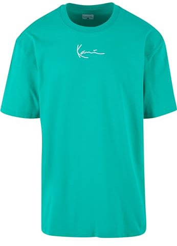 Karl Kani Herren KM-TE011-105-03 KK Small Signature Essential Tee Green, M
