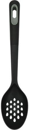 Fackelmann PRO Slotted Spoon, Non-Stick Plastic Cookware Spatula, Heat-Resistant for Serving, Draining, Mixing & Stirring, Home & Professional, Large Scooping Cooking Spoon, 30 cm