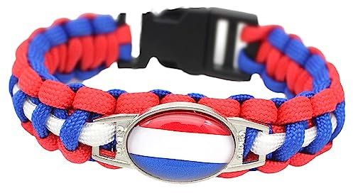 GONMFKM Modische Gewebte Armbänder Mit Niederländischer Flagge Niederlande Wm Armband, Mehrschichtiges Geflochtenes Fans Armband, Bunter, Handgefertigter Zopfschmuck Für Männer Und Frauen, Paar, Ges