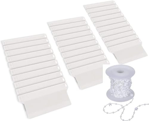 Vertical Blind Set of 50 89mm Bottom Weights & 20m 89mm Bottom Chain - Replacement Spares Pack