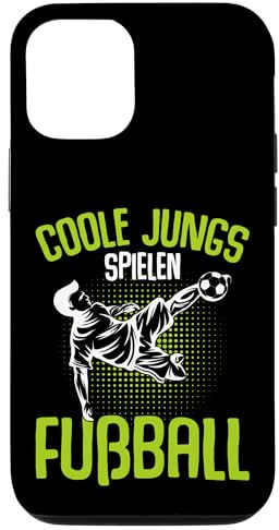 Coole Jungs spielen Fußball Fußballer Kinder Jungen Hülle für iPhone 12/12 Pro