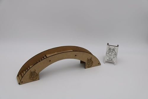 220081 Slotcar Brücke ohne Handlauf für 2 Fahrspuren