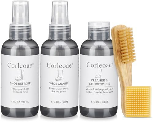 Suede and Nubuck Shoe Cleaner Care Kit,Suede Shoe Cleaner Deep Cleaning Shoe Protecter,Shoe Care Kit with Suede Eraser and Shoe Brush,Shoe Cleaner for Boots,Suede,Nubuck,Sheepskin,Leather,Sneaker