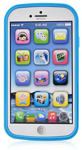 Toy Play Phone for 1Year Old Boys Kids Mobile Phone Toys Toddler FakePhone Toys Age 1 2 3 PhoneToys Gifts for 1-3 year old Boys Girls 1st Birthday Present Gifts