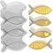 4 Stück Silikonform Fisch,Silikonformen Gießformen Fische,DIY Fisch Nachtlicht Ornament,Gießformen Silikon Fische,Gießform Fisch Kerzenhalter Silikonform Fische Kommunion Deko