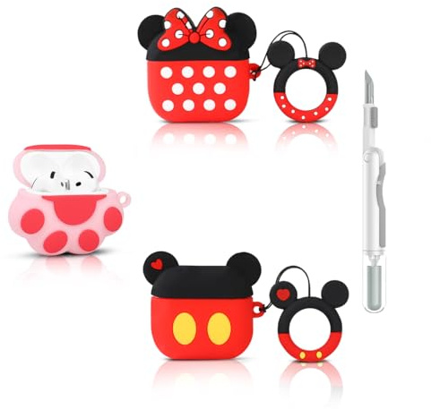 (3 paquetes) Funda de silicona para auriculares inalámbricos AirPods 4, para auriculares AirPods 4ª generación, con kit de lápiz de limpieza, funda protectora del estuche de carga de silicona con