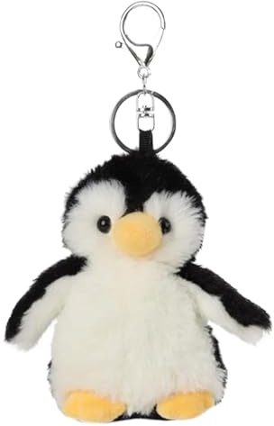 Pinguin Schlüsselanhänger, Lustiger Tier Kuscheltier Schlüsselanhänger Personalisiert, Schlüsselhalter für Autoschlüssel Handyanhänger, Pinguin Geschenk TaschenAnhänger für Männer und Frauen