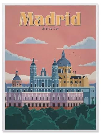 Madrid，Puzzles 1000 Stück Puzzles Für Erwachsene Kinder Klassisches Familienpuzzle Indoor DIY Spielzeug Geburtstagsgeschenk（50x70cm）-HP59