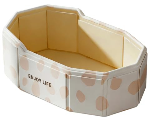 Faltbare Badewanne für Kinder - Tragbare Badewanne, Große Kleinkindbadewanne mit Ablassventil Platzsparende Klappbar Babywanne Faltbares Planschbecken Tragbares Duschbecken für Dusche oder Garten