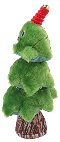 Picysa Arbre de Noël Chantant et Dansant, 8 Chansons, Arbre de Noël Chantant électrique, Peluche Dansante de pour Jouets d'arbre de (Sapin de avec souche dansante)