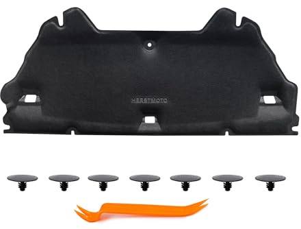 HERSTMOTO Motorhaubendämmung Schalldämmung der Motorhaube Motorhauben-Dämmmatte MIT CLIPS FÜR DACIA DOKKER K67 2012-2021 / DOKKER STEPWAY K67/ LODGY J92 2012-2022 / LODGY STEPWAY J92 658405438R