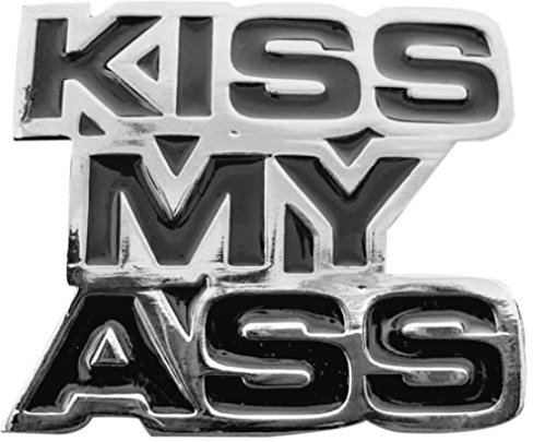 Buckle Kiss my Ass, Gürtelschnalle