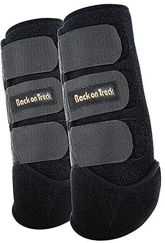 Back on Track therapeutische Pferd Training Boot für Vorderbein - Schwarz, L