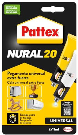 Pattex Nural 20, pegamento universal extre fuerte y resistentente, 22 ml