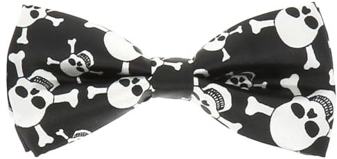 cravateSlim Noeud Papillon Tête de mort