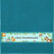 Manutextur Handtuch mit Namen - Motiv Kinder - Wald - viele Farben & Motive - personalisiert - Petrol - Größe 50x100 cm - persönliches Geschenk