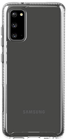 tech21 Schutzhülle für Samsung Galaxy S20+ (Plus), Carbon, Galaxy S20, farblos