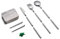 Reisebesteck von Outlery | Camping Besteckset für 1 Person mit Essstäbchen und Etui in Hosentaschenformat | Spülmaschinengeeignetes Edelstahl, Leicht Reinigbar | Für Picknick und Unterwegs | Silber