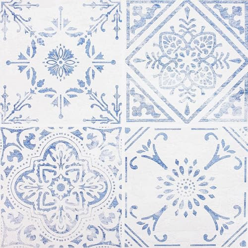 DecoMeister Suelo Vinilo Autoadhesivo Baldosas Decorativas Adhesivas Azulejos Impermeables Para Cocina Baño Pegatinas Vinílicas de PVC Losetas Lavables 3m² – 33 Piezas | 30,5 x 30,5 cm