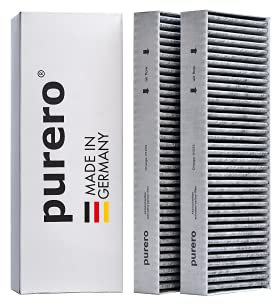 purero® Aktivkohlefilter-Set (2er Set) - geeignet für Bora BASIC BAKFS - Aktivkohlefilter in Herstellerqualität - Made in Germany