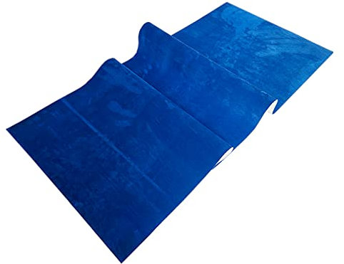 Selbstklebend Mikrofaser Stoff Folie für Interieur Cockpit, Dachhimmel Stretch Dehnbar Wildleder Optik 3D car Wrapping 32,67 €/m² (Blau, 100x150cm)