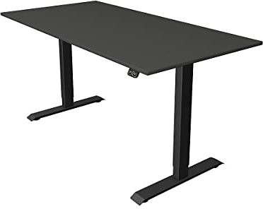 Certeo Schreibtisch Move.1 | Elektrisch höhenverstellbar | Gestell Anthrazit | HxBxT 740-1230 x 1600 x 800 mm | anthrazit | Sitz- und Stehtisch Bürotisch Arbeitstisch