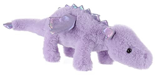 Apricot Lamb – Kuscheltier liegender Drache 38cm – Drache Plüschtier Plüsch Spielzeug weich&waschbar Geschenk für Kinder Baby Mädchen Junge(Farbe: Volett)