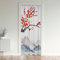 Kirschblüten-Türvorhang für Mädchen und Frauen, japanischer roter Blumendekor, Türvorhang, 132 cm Bx203 cm L, Erwachsene, Teenager, japanischer Stil, Ukiyoe-Muster, Tür, Wohnzimmer
