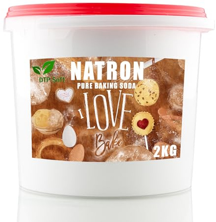 Natriumhydrogencarbonat Baking Soda Natriumsalz| Natron E500 in Eimer TOP (2kg)