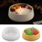 WIKIMO Große Rund Tablett Silikonformen gießformen für Bowl, Groß Epoxidharz Silikonformen zur Herstellung von Schüssel, Resin Silikon Gießformen Schalen für DIY Harzkunstherstellung